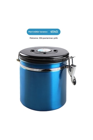 Kahve Çekirdeği Depolama Tankı Mavi