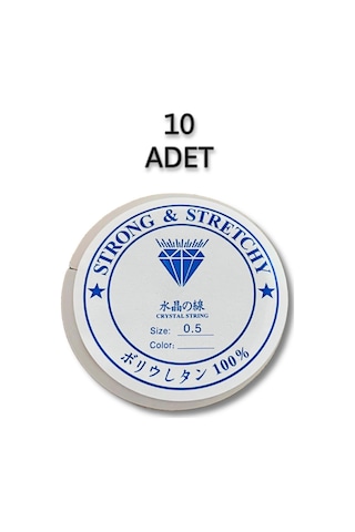 Linea Esnek Şeffaf Misina 0.5 Mm 15 Mt Takı Misinası 10 Adet