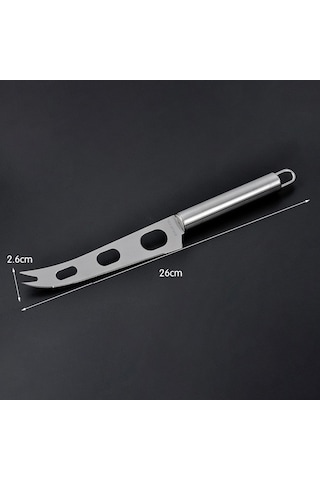 Sones Paslanmaz Çelik Çatal Ucu Peynir Bıçağı Peynir Tereyağı Bıçağı Dilimleyici Tereyağı Pizza Kesici