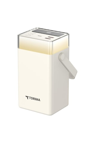 Torima TRM-1061 60.000 mAh Hızlı Şarj RGB Led Işıklı Powerbank Beyaz