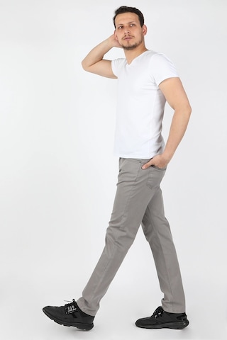 Erkek 5 Cep Gabardin Pantolon Gri