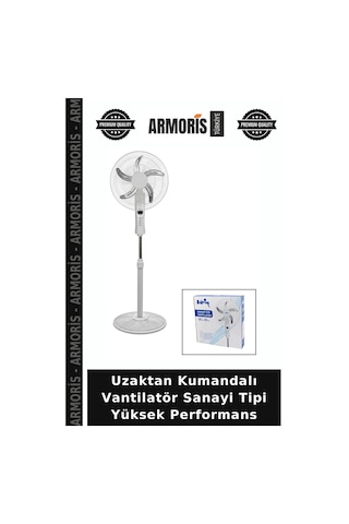 Uzaktan Kumandalı Vantilatör Sanayi Tipi Yüksek Performans