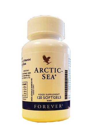 Forever Living Arctic Sea Omega-3 Balık Yağı Oleik Asit E Vitamini İçeren Takviye Edici Gıda 120 Softgel