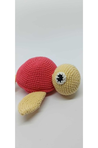 Amigurumi Sevimli Minik Kaplumbağa Pembe