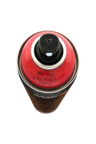 Motip Carat Ral 3000 Sprey Boya 400ml - Parlak Ateş Kırmızı Çok Renkli
