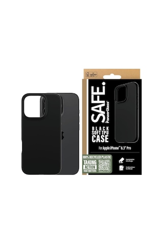Safe. By Panzerglass Apple iPhone Uyumlu 16 Pro Tpu - Kılıf Siyah