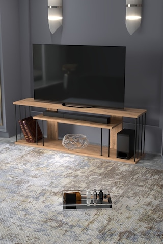 Northcity Gzd Plus Tv Ünitesi Kahverengi Çam Açık Kahverengi