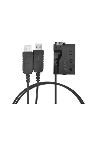 Dofolink Andoer Lp-e8 Pil Dönüştürücü, Çift Usb Bağlantı Noktası İle Akıllı Cihaz Besleme