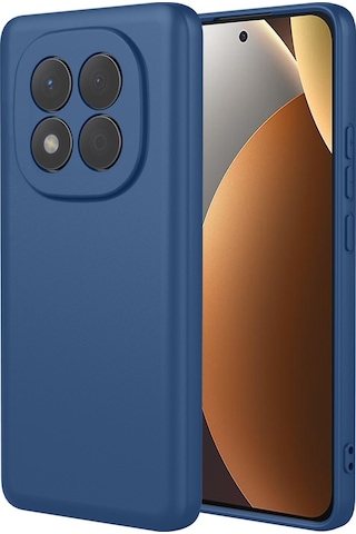 Xiaomi Redmi Note 15 Pro 5g İle Uyumlu Kılıf Esnek Premium Yumuşak Silikon Telefon Kılıfı Kapak Lacivert