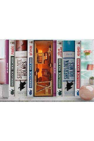 Book Nook Sherlock Holmes Kitap Tutucu Dıy Kendin Yap