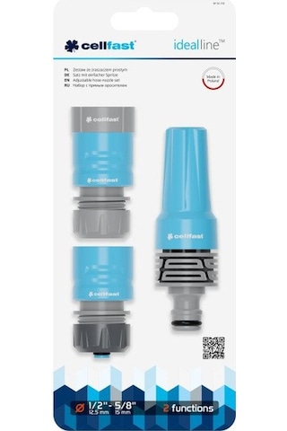 Cellfast Ideal Ayarlanabilir Hortum Sulama Başlığı Seti