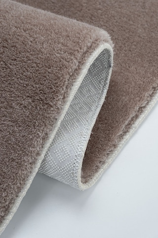Vl Yıkanabilir Premium Ponpon Saçaklı Kaymaz Taban Post Peluş Banyo Paspası 2'li Takım Antrasit Kahverengi