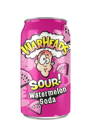 Warheads Sour Watermelon Soda - Ekşi Karpuz Aromalı Gazlı İçecek 330ml