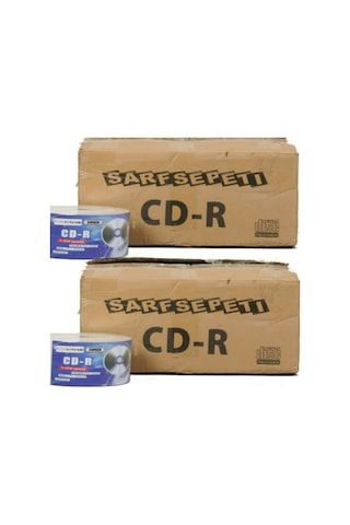 Boş Cd-R 700 Mb 80 Min – 1 Koli 600 Adet 50’Lik Paket