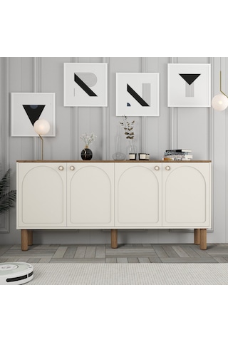 Bohem Konsol - Beyaz Krem