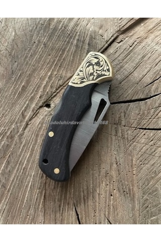 Dmr 4116n Çakı Özel Çelik Çakı Cep Çakısı Kamp Çakısı Klipsli Carbon 15cm Siyah
