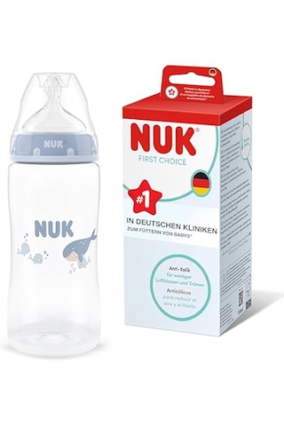 Nuk First Choice 3m+ Anticolic Polipropilen Biberon Mavi