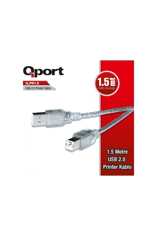 Qport Q-pr1.5 Usb 2.0 1.5 Metre Yazıcı Kablo