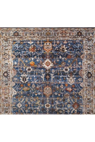 Gabardin Halı 7/24 Serisi 0727 Lacivert Salon Oturma Yatak Odası Halısı Lacivert