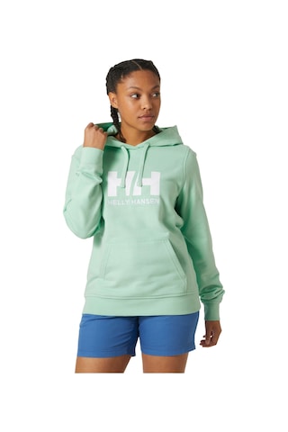 Helly Hansen W Hh Logo Hoodıe 12379 Mint