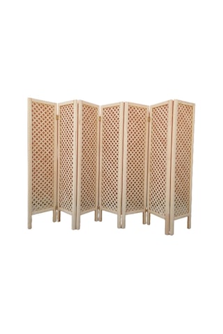 Ahşap Paravan 7 Kanatlı Oda Bölme