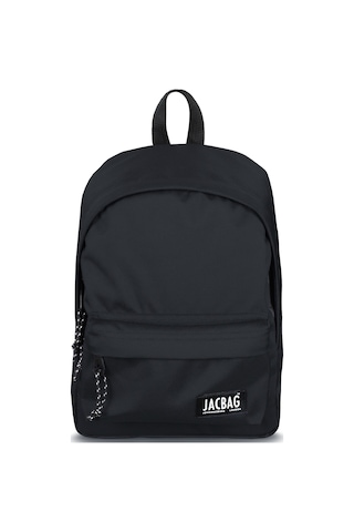 Jacbag Classic Junior -Tek Bölmeli Okul Çantası Junior Jac-Siyah Çok Renkli