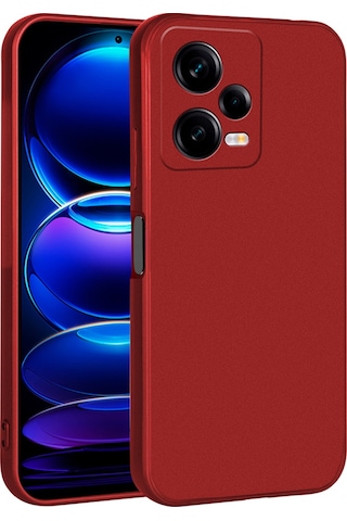 Xiaomi Redmi Note 12 Pro 5g Kılıf Zore Premier Silikon Kapak Kırmızı