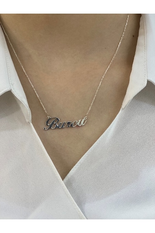 Zümrüt Sarraf 14 Ayar Altın Isim Yazılı Bayan Kolye