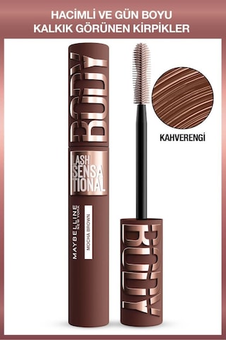 Lash Sensational Body Kahverengi Maskara - Hacimli Ve Gün Boyu Kalkık Görünen Kirpikler 3600531724863-11401