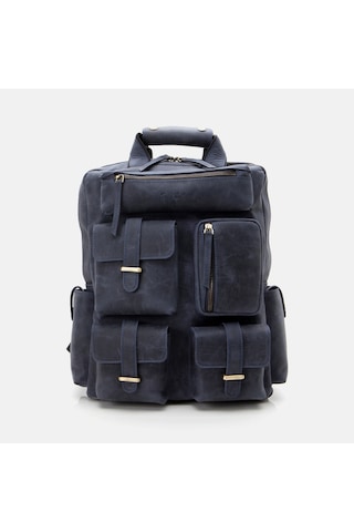 Hotiç Hakiki Deri Lacivert Erkek Sırt Çantası 04cah302490a680 Lacivert-navy Lacivert