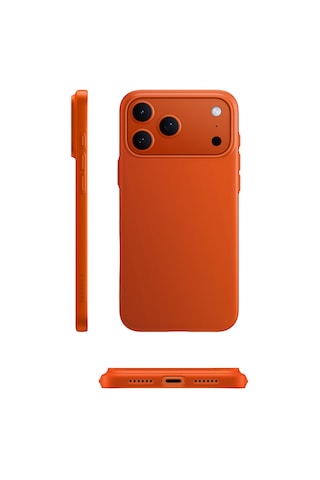 Torras Apple iPhone Uyumlu 17 Pro Max Slimfit Magsafe Kılıf Turuncu