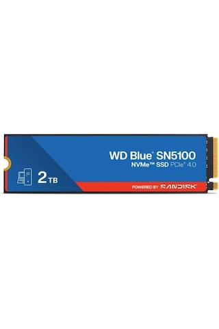 Wd Blue Sn5100 2tb Wds200t5b0e 7100/6700mb/s Pcıe Gen 4.0 M.2 2280 Nvme Ssd 2 Tb