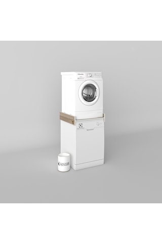 Kenzlife Çamaşır&bulaşık Makinesi Dolabı Lenya Crd 015 80 70 Banyo Aparatı Arkalıksız Büyük Boy Xlarge Beyaz