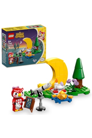 LEGO® Animal Crossing™ Celeste ile Yıldız Gözlemleme 77053 - 6 Yaş ve Üzeri Astronomiye Meraklı Çocuklar için Oyuncak Yapım Seti (78P)