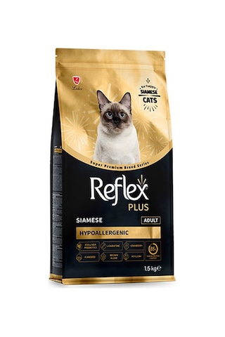 Reflex Plus Hypoallergenic Siamese Yetişkin Kedi Maması 1500 G