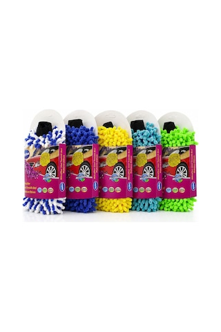 Myclean-238338 My-19 Mikrofiber Şonil Temizlik Bezi Ve Makarna Ve Oto Yıkama Eldiveni Diğer