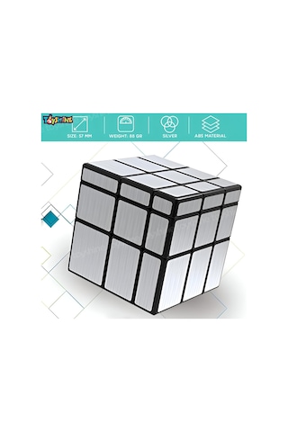 3x3x3 Gümüş Ayna Sihirli Hız Küpü Hızlı Stres Buster Beyin Fırtınası Çocuklar Ve Yetişkinler İç Standart