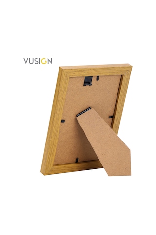 Vusıgn Vs650 Mdf Fotoğraf Çerçevesi 10x15 Cm Ahşap Renk - Duvar Askılı Çerçeve