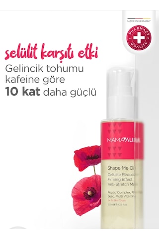 Mamaaura Çatlak Selülit Bakım Yağı 125 Ml