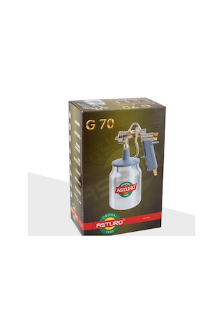 Asturo 4.00Mm G-70 Alttan Depolu Boya Tabancası