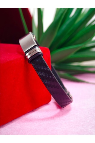 Çelik Derili Bileklik Kişiye Özel İsimli Paslanmaz Derili Çelik İsimli Bileklik 316 L Çelik Altın