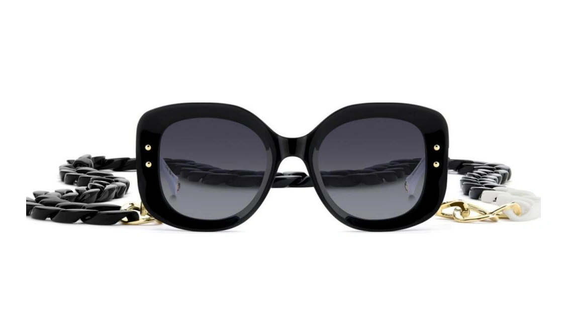 Carolına Herrera 0254/s 807 Black 53-22-140 Siyah - Beyaz