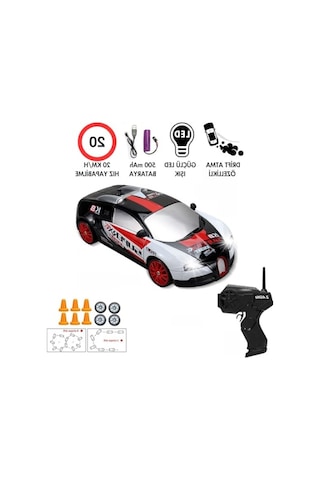 1:24 Ölçekli 4x4 Uzaktan Kumandalı Drift Araba