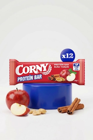 Corny Protein Bar Elma Tarçın 45gr X 12 Adet