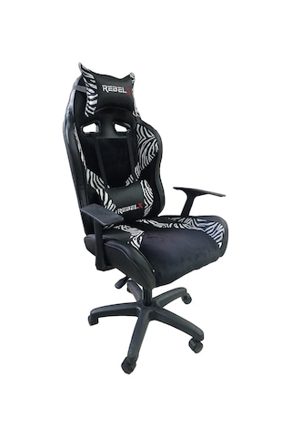 Rebelx  Icon Oyuncu Koltuğu Siyah - Beyaz