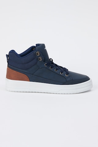 Ac&co / Altınyıldız Classics Erkek Lacivert-beyaz Kışlık Rahat Taban Spor Sneaker Lacivert - Beyaz