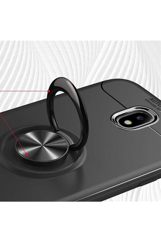 Xiaomi Redmi 8A Kılıf Yüzüklü Magnetli Ravel Case