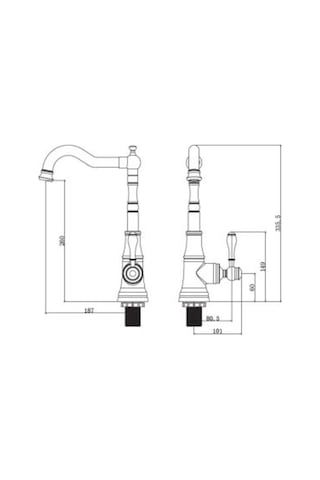 Orka Plus Topkapı Serisi Tp1468R Mutfak Eviye Bataryası