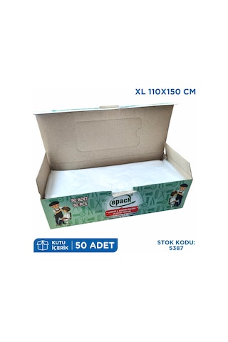 Tek Kullanımlık Berber & Kuaför Önlüğü Penuar 50'li 110 x 150