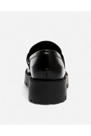 Steve Madden Lando-cn Black Leat Kadın Siyah Loafer Lando-cn
